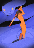 Art Print A4 - Cool Sword